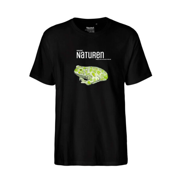 Magasinet Naturen T-shirt med motiv: Grønbroget tudse